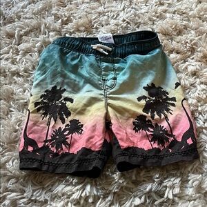 Old Navy Tropical Dinosaur Print Shorts
